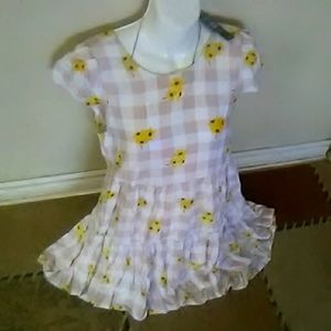 cute sunflowers dress summer NWT